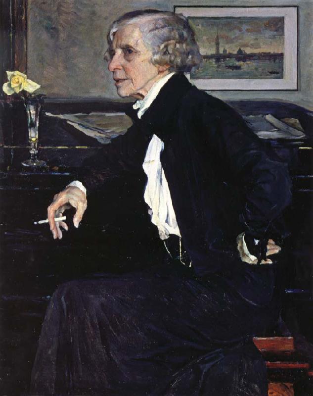 Nesterov Nikolai Stepanovich Portrait of Artist E.C. oil painting image